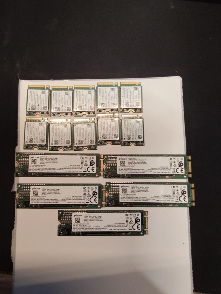 Partij SSD,s, Ophalen of Verzenden, Laptop, Overige aansluitingen