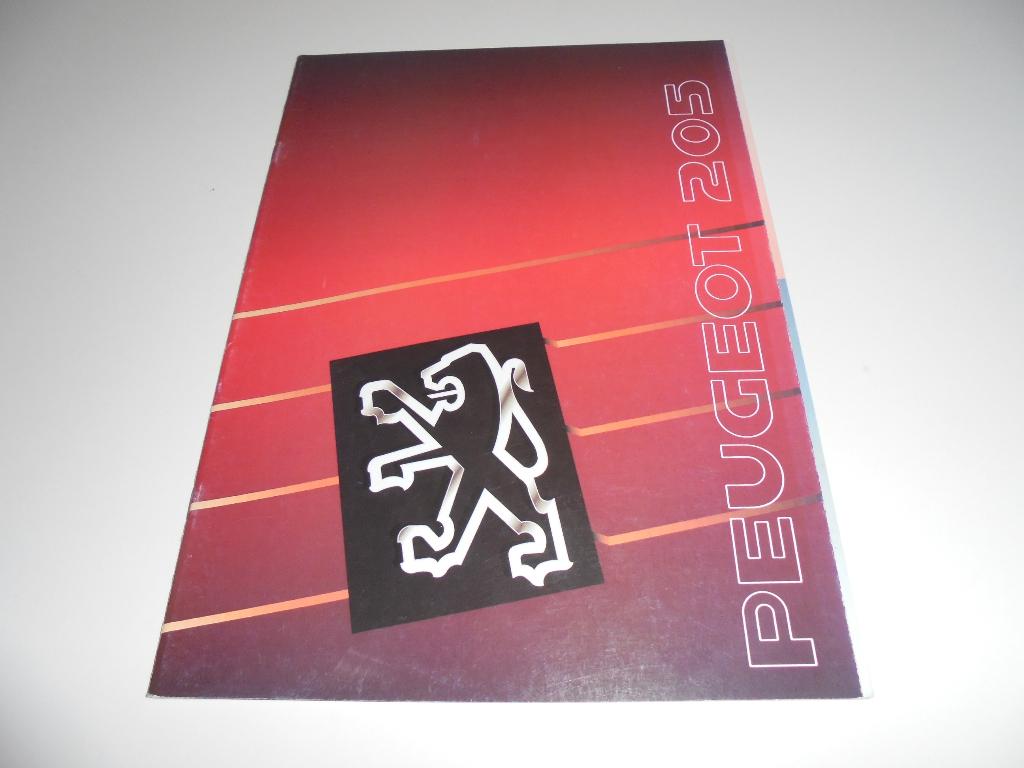 brochure Peugeot 205 modellen 1990, Boeken, Ophalen of Verzenden, Zo goed als nieuw, Peugeot