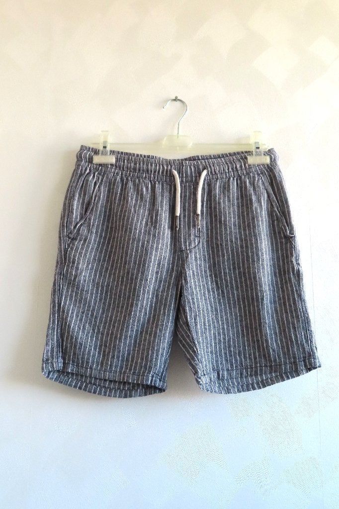 Korte Broek Short Blauw Streep Smog mt XS (J30), Kleding | Heren, Blauw, Zo goed als nieuw, Maat 46 (S) of kleiner, Smog