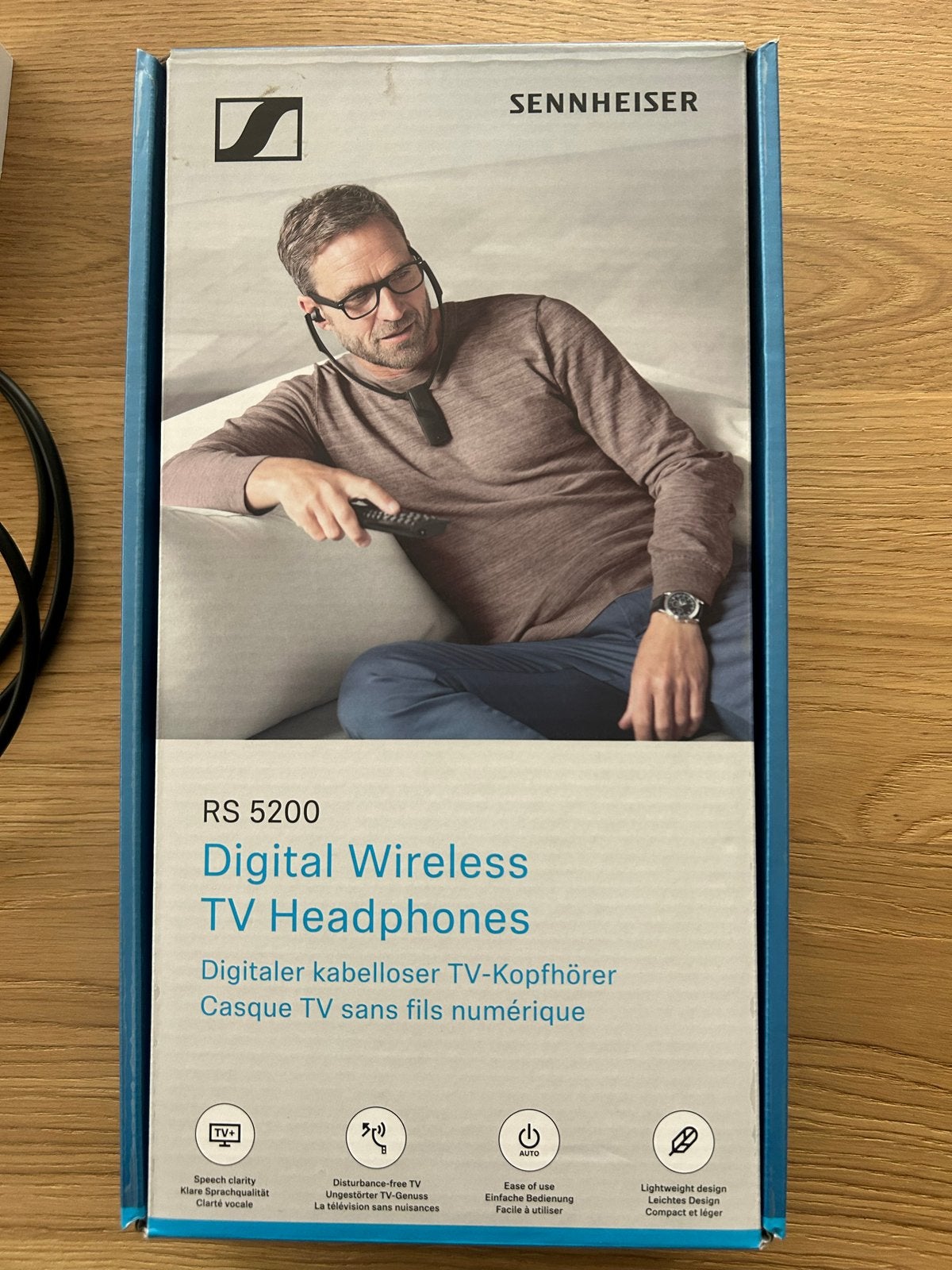 Sennheiser RS 5200 Digitale Draadloze TV Hoofdtelefoon, In-ear, Sennheiser, Ophalen of Verzenden, Zo goed als nieuw