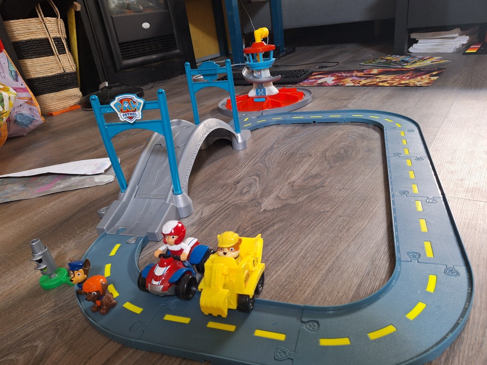Paw Patrol Uitkijktoren & Lanceerbaan Speelset, Ophalen of Verzenden, Gebruikt, Jongen of Meisje