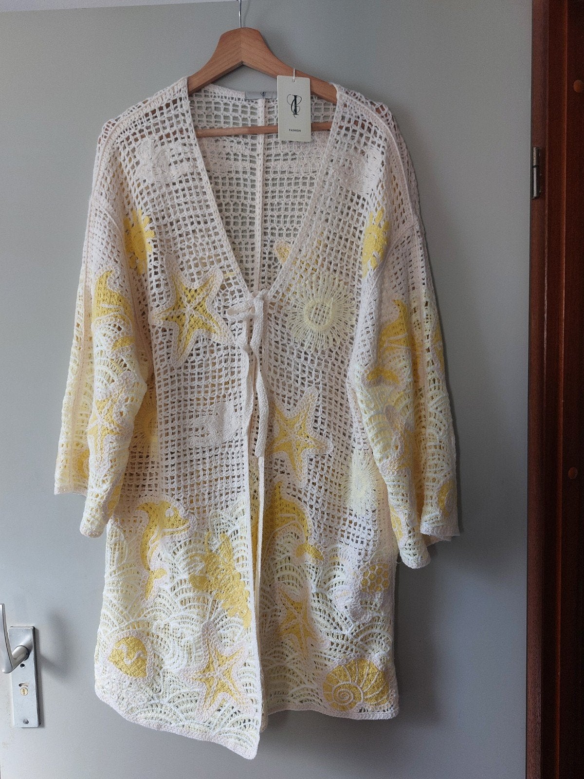 Mooi geel Ibiza vest, maat 48/52, Ophalen of Verzenden, Gedragen, Maat 46/48 (XL) of groter, Geel