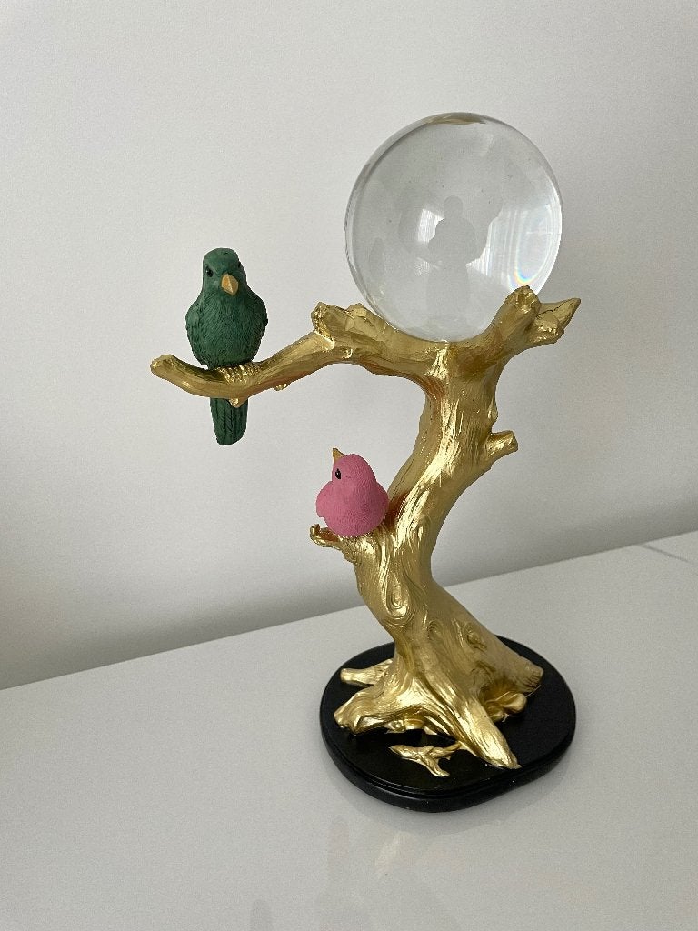 Vogel beeld goud decoratie, Ophalen of Verzenden, Zo goed als nieuw, Dier