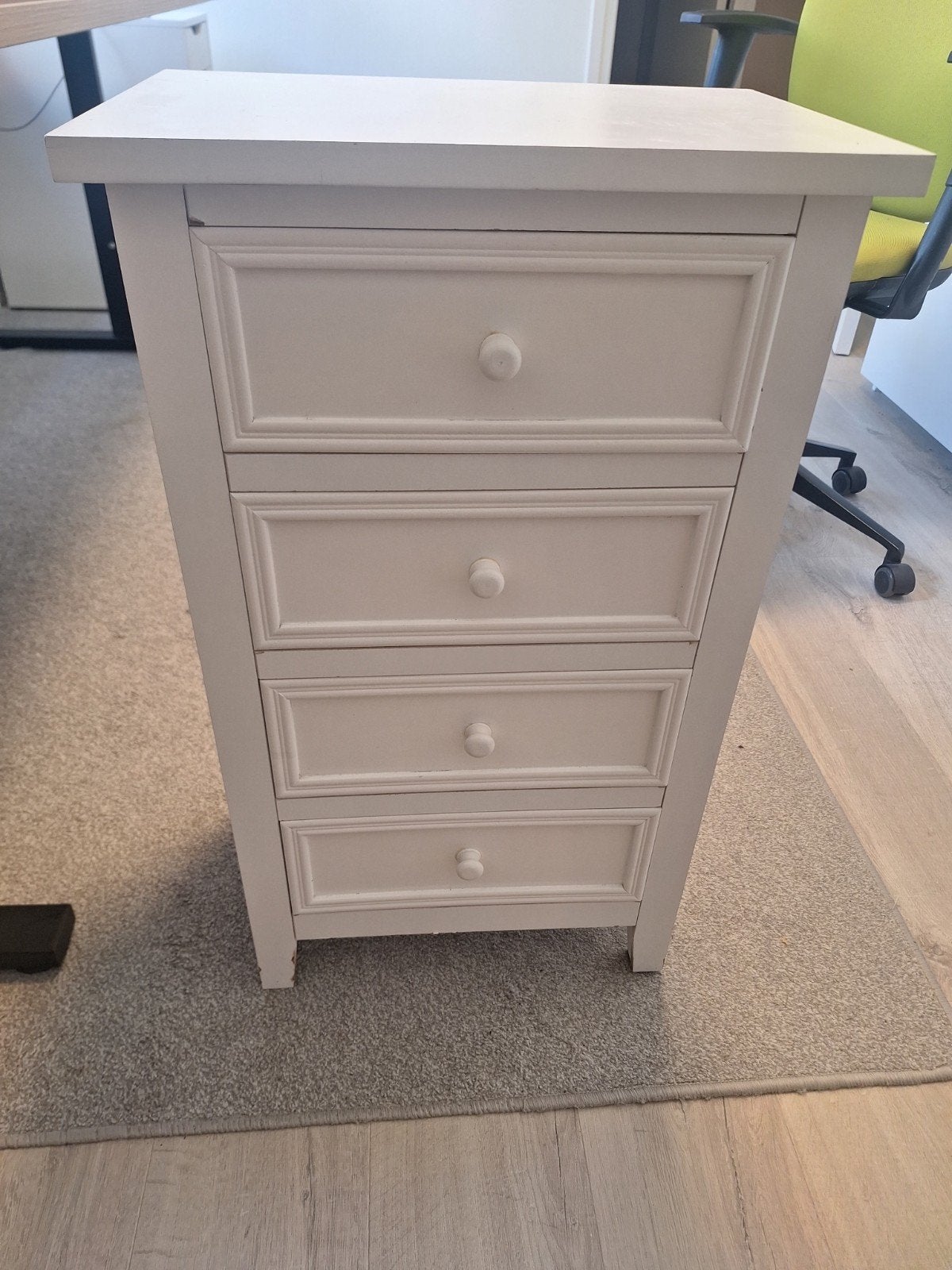 witte ladekast, Ophalen, 50 tot 100 cm, 3 of 4 laden, Minder dan 100 cm