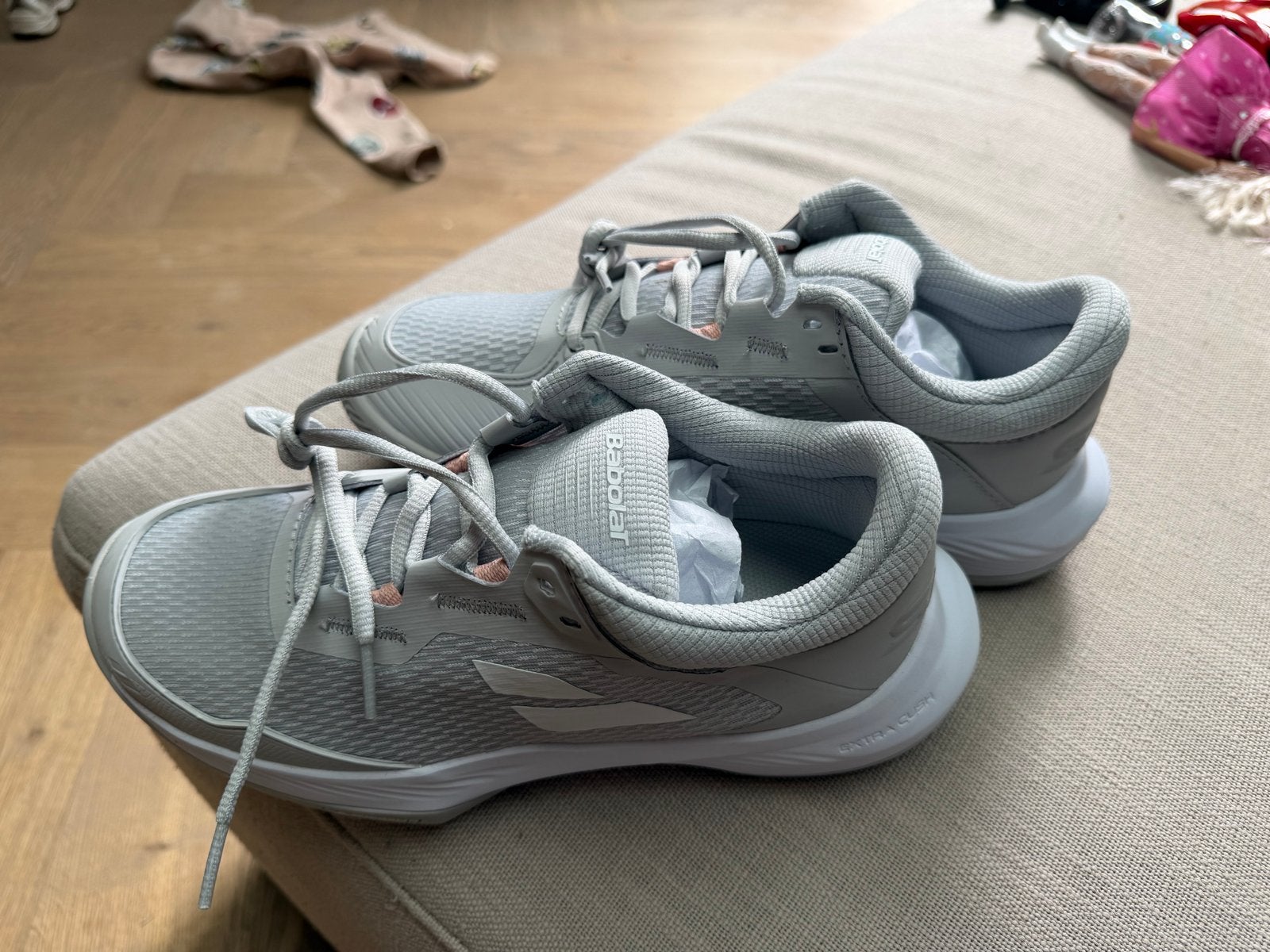 Nieuwe Babolat SFX 4 tennisschoenen - Maat 40, Sport en Fitness, Tennis, Ophalen, L00, Schoenen, Nieuw