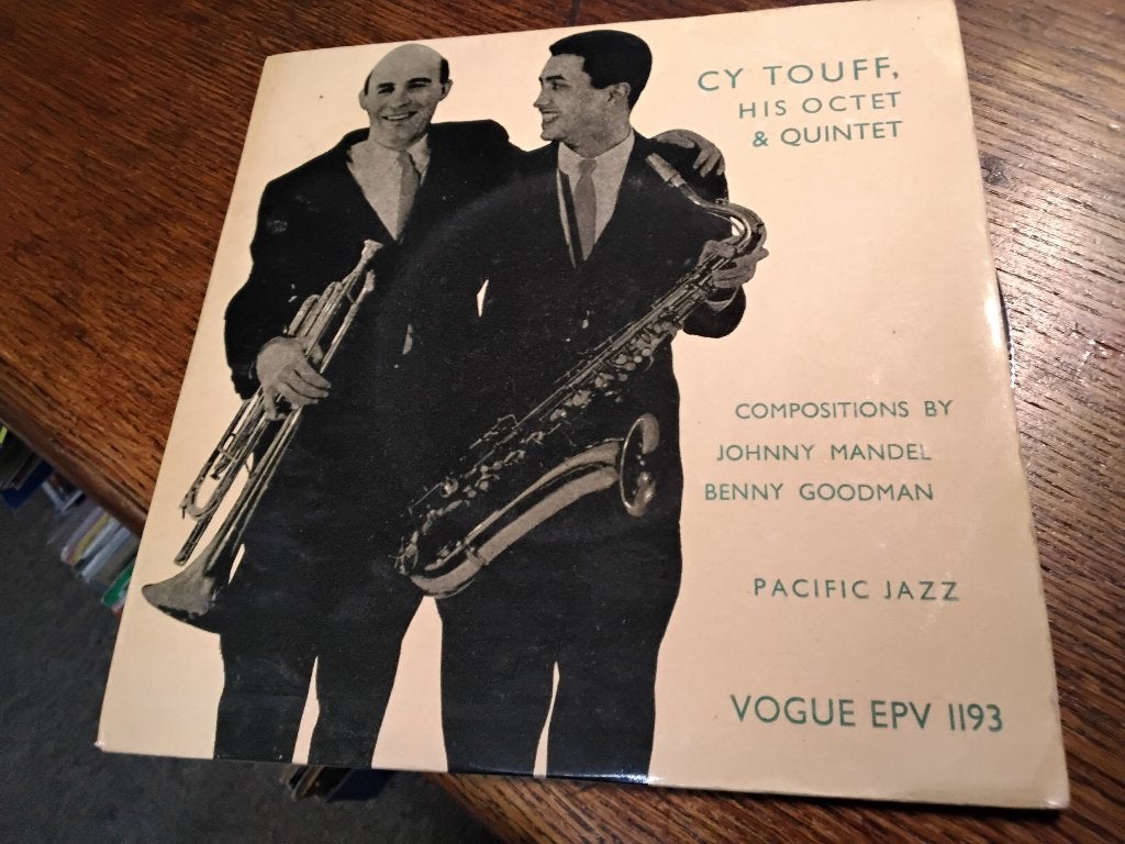   Cy Touff, His Octet & Quintet ‎Vogue  7", 45 RPM  UK  1957, Gebruikt, 7 inch, Ophalen of Verzenden, EP