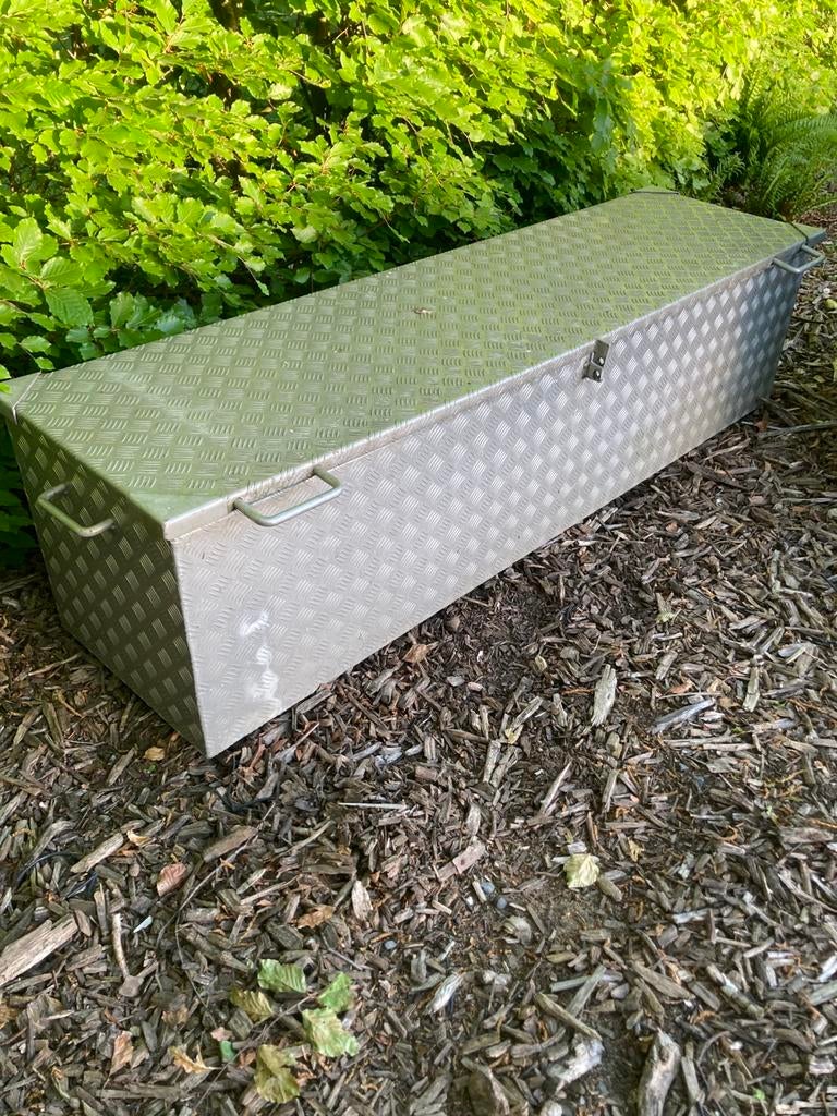 Grote aluminium bak, Ophalen, Gebruikt