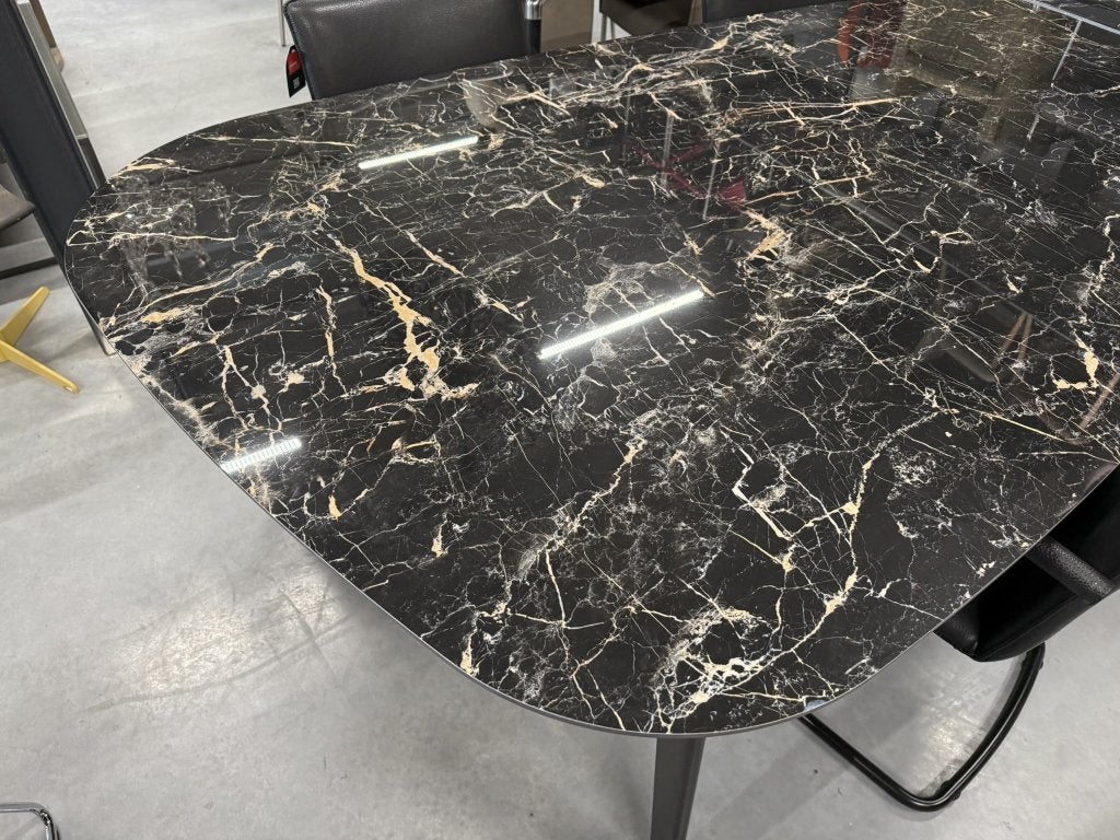 Nieuw Leolux Bondi Eettafel keramiek Saint laurent tafel 230, Huis en Inrichting, Overige materialen, Leolux, 100 tot 150 cm, Info@leolux.nl