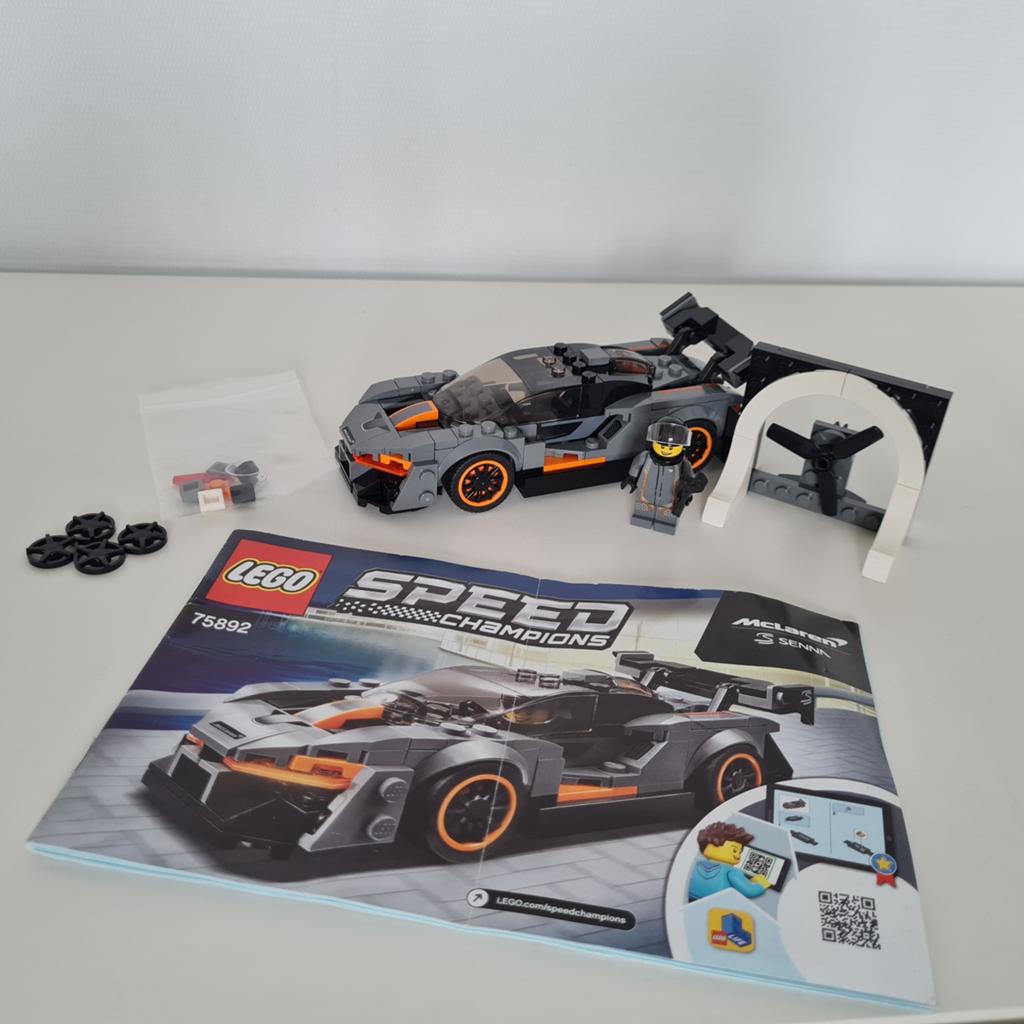 Lego speed champions mclaren senna., Compleet, Lego, Zo goed als nieuw, Complete set