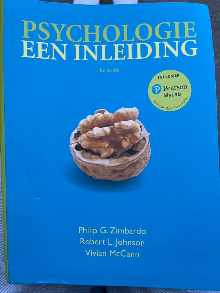 Psychologie Een Inleiding - 8e editie (Zimbardo e.a.), Boeken, Ophalen of Verzenden, Zo goed als nieuw, Overige onderwerpen