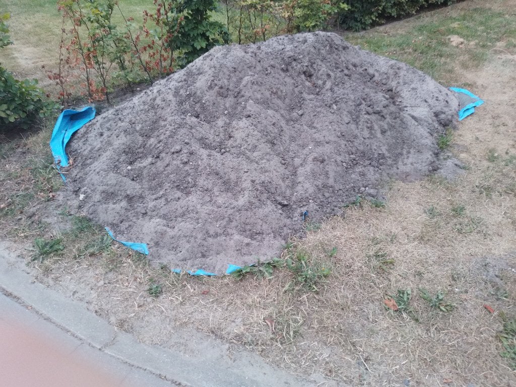 Zwarte grond, Ophalen, Tuinaarde