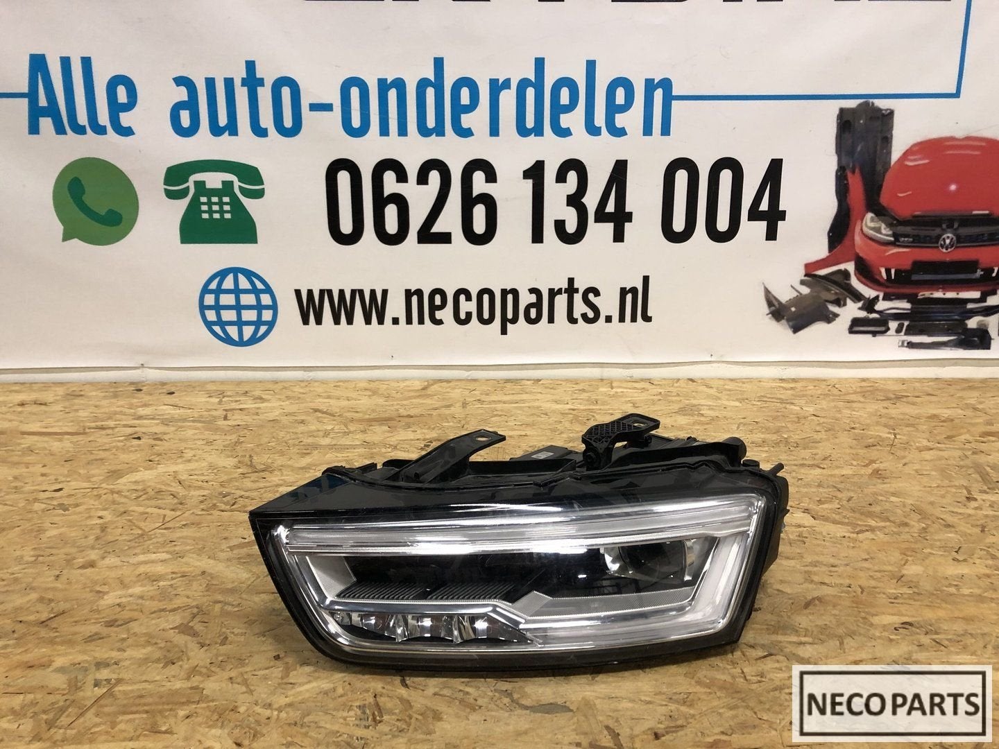 AUDI Q3 SQ3 8U VOL LED KOPLAMP LINKS 8U0941033 ORIGINEEL, Auto-onderdelen, Gebruikt, -, -, -