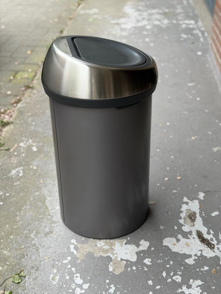 Brabantia Bo Touch Bin 60L - Gebruikt, Ophalen, Gebruikt, 40 liter of meer, Metaal