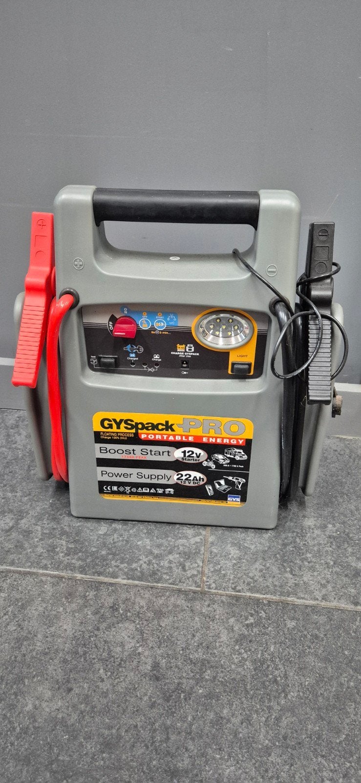 GYSPACK PRO Draagbare Startbooster 12V 22Ah, Ophalen of Verzenden, Zo goed als nieuw