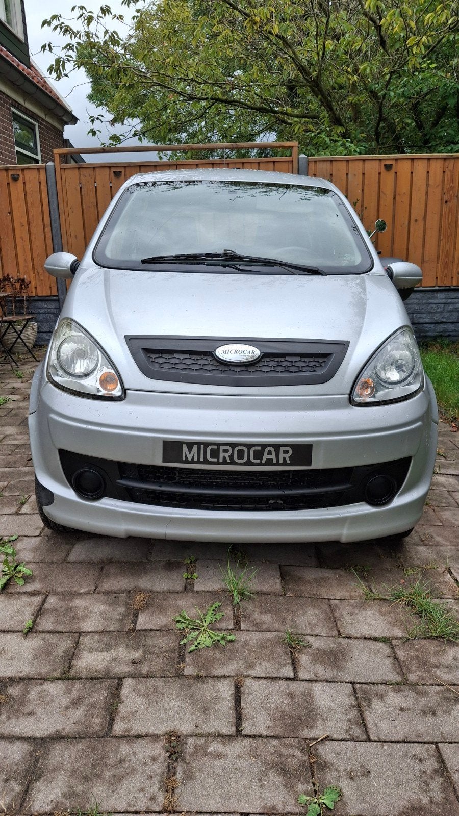 Microcar M.Go (45 km auto) – Zilver – Yanmar motor, Diversen, Ophalen, Gebruikt, 46 km of meer, 16 km/u of meer