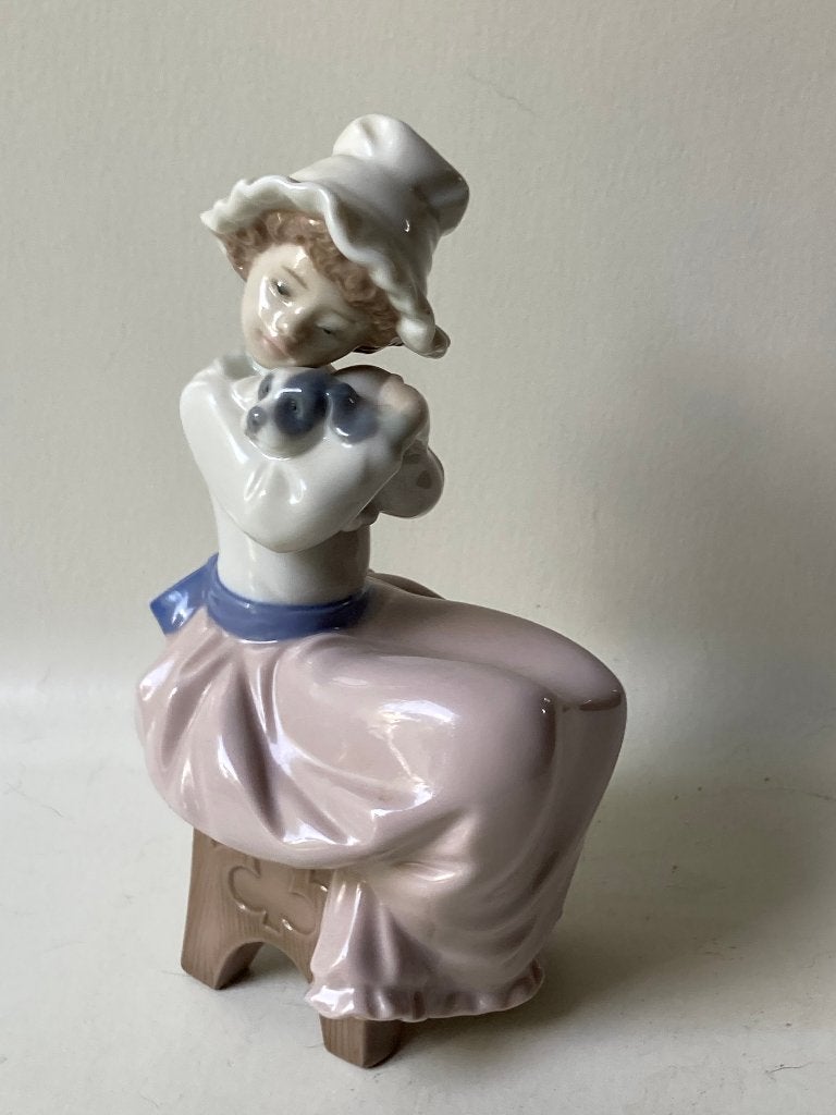 Spaans porseleinen beeldje "the big hug", Antiek en Kunst, Ophalen of Verzenden