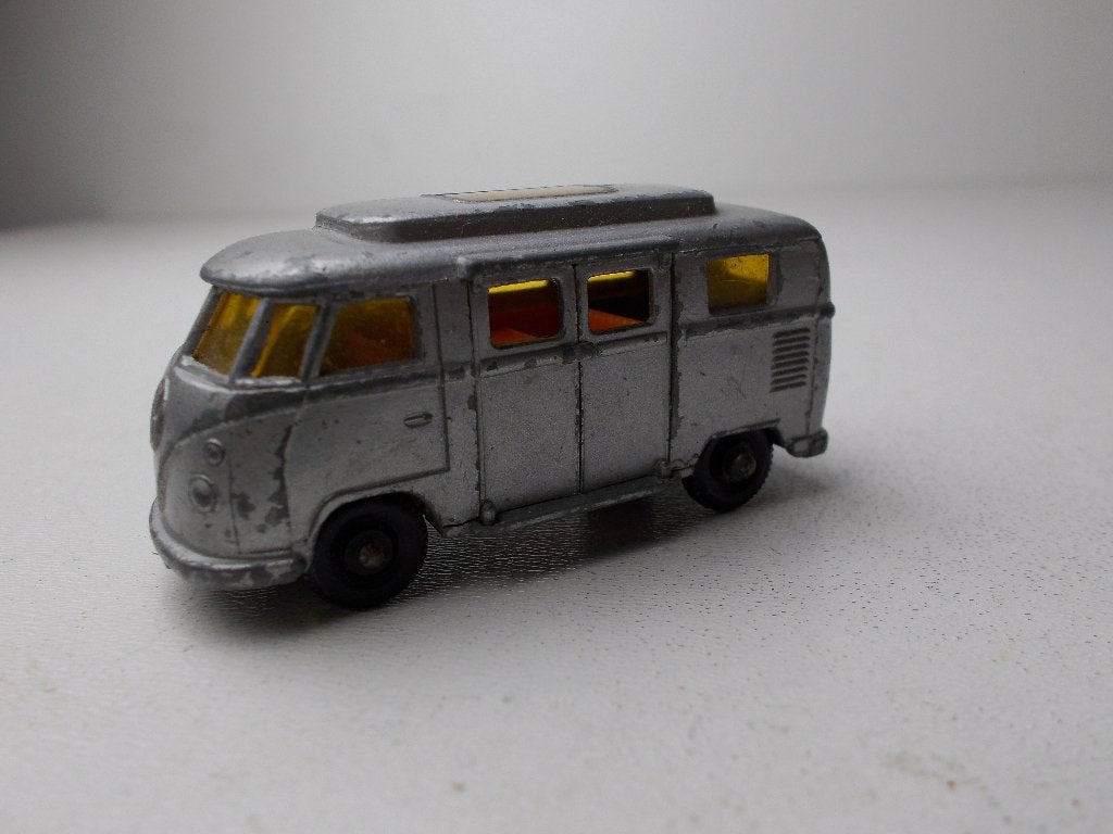 1967 Lesney Matchbox No. 34 VOLKSWAGEN CAMPER +DEURTJES! (B), Ophalen of Verzenden, Gebruikt, Auto, Lesney
