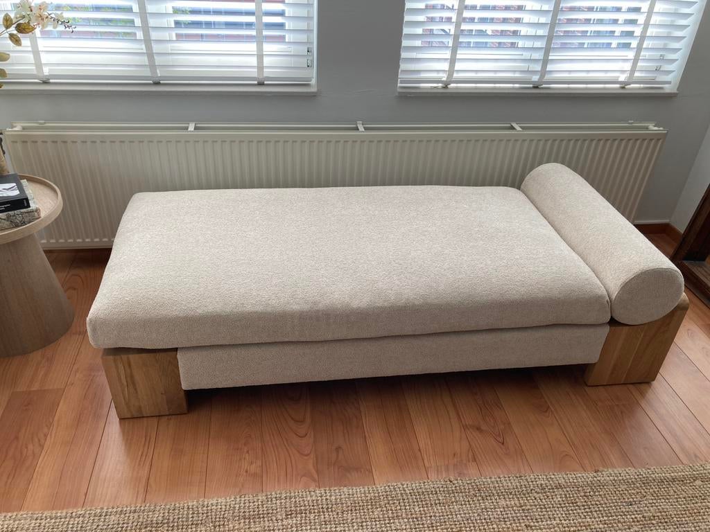 Loungebank (nieuwstaat) nu of nooit, prijs verlaagd!!, Huis en Inrichting, Banken | Sofa's en Chaises Longues, Ophalen, Zo goed als nieuw