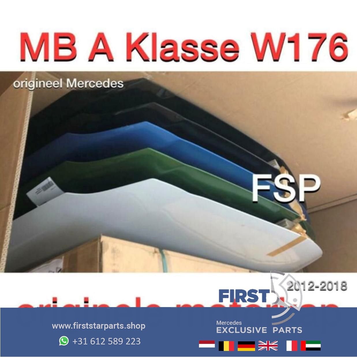 W176 motorkap Mercedes A Klasse wit zwart grijs rood blauw g, Gebruikt, -, Voor, Ophalen of Verzenden