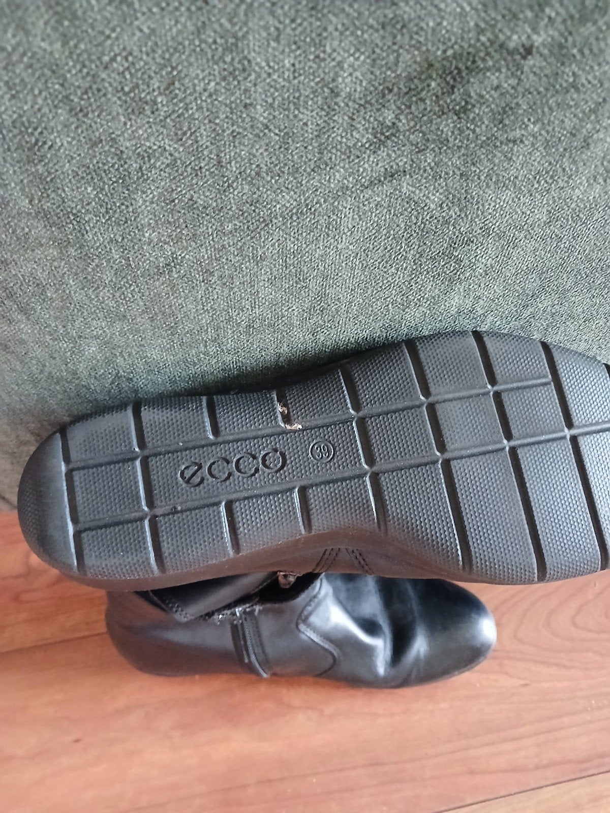 Ecco laarsje, Kleding | Dames, Schoenen, Ophalen, Zo goed als nieuw, Zwart