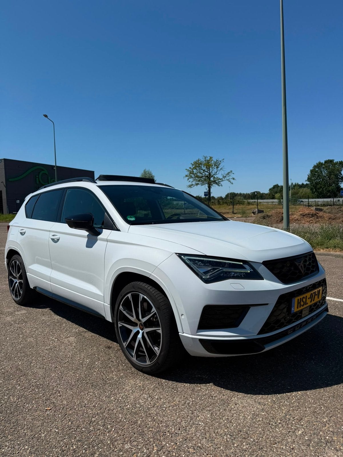 Cupra Ateca 2.0 TSI 300pk 4DRIVE DSG 2019 Wit, Auto's, Automaat, Zwart, 4 cilinders, 1984 cc