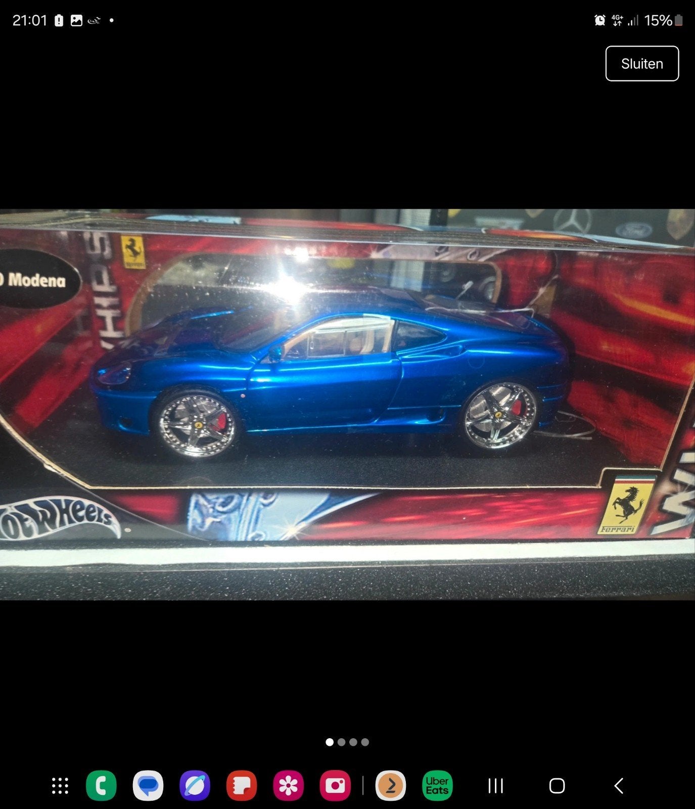 Ferrari 360 Modena Hot Wheels 1:18 Nieuw in Doos, Ophalen of Verzenden