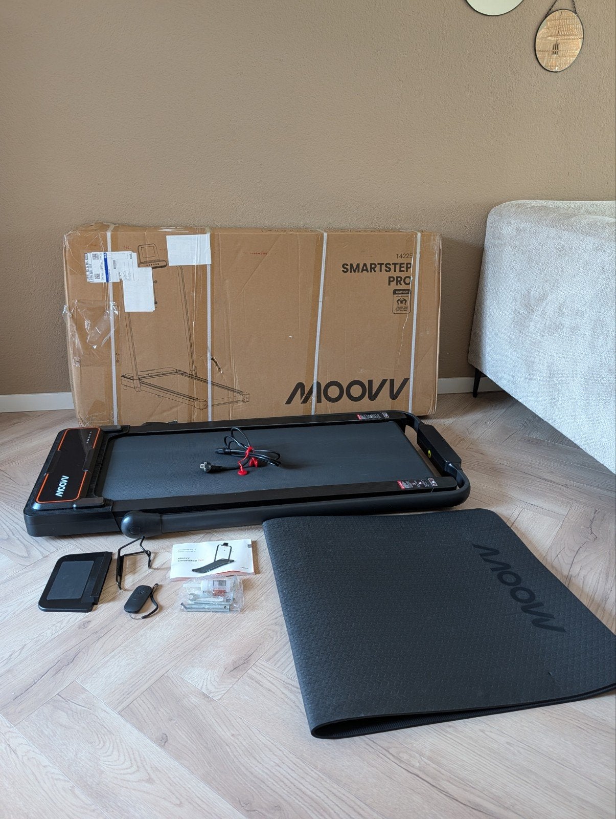 Moovv Smartstep Pro V2 Loopband (T4225) Compact & Inklapbaar, Ophalen, Zo goed als nieuw, Loopband