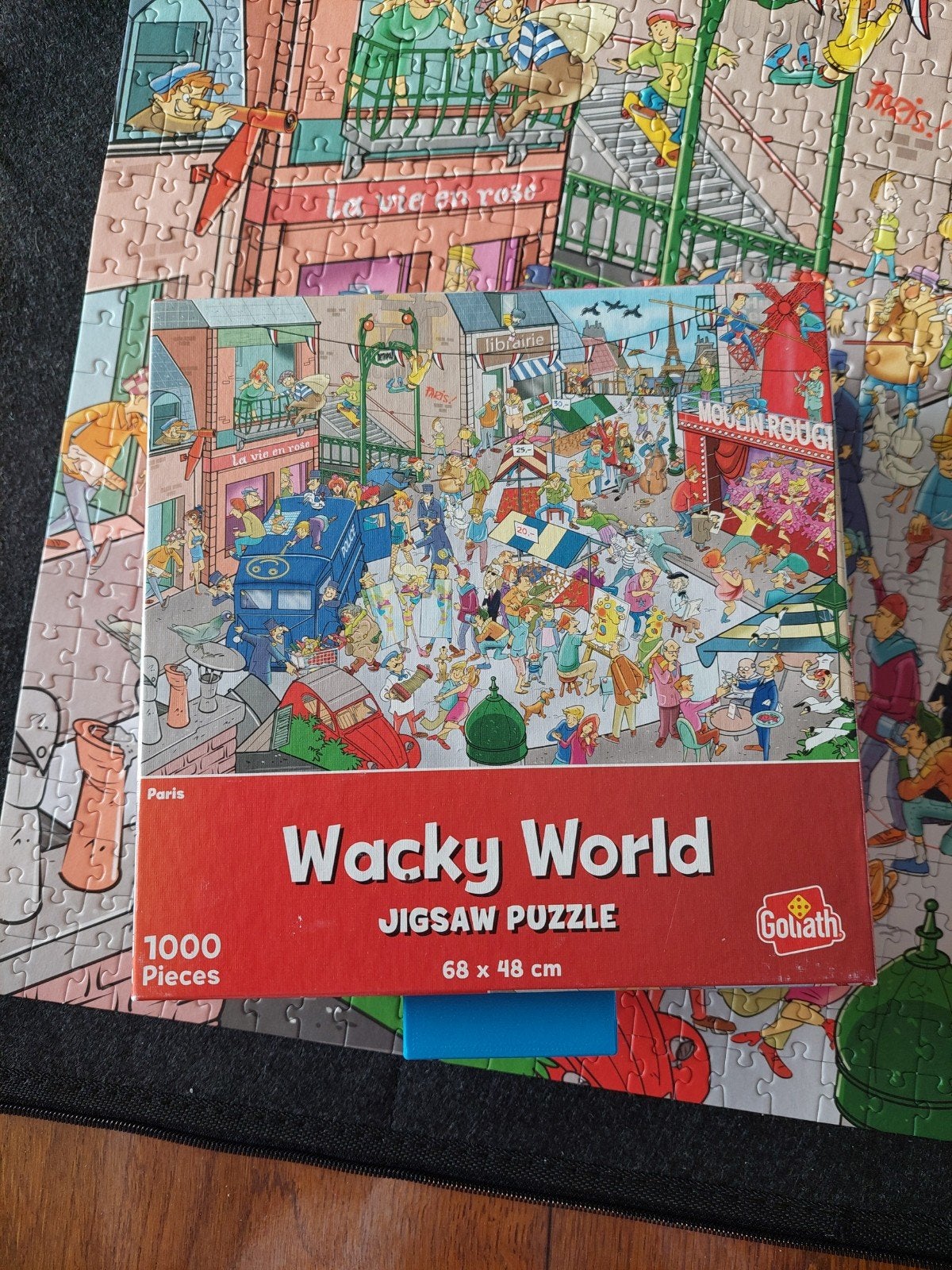 Wacky World Jigsaw Puzzle Parijs 1000 stukjes Goliath, Ophalen of Verzenden, 500 t/m 1500 stukjes, Zo goed als nieuw, Legpuzzel