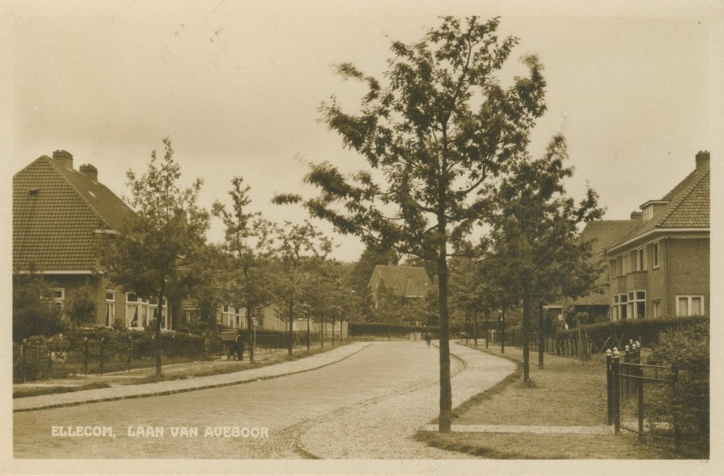 Fotokaart Ellecom, Laan van Avegoor., Verzamelen, Ophalen of Verzenden, 1920 tot 1940, Gelopen, Gelderland