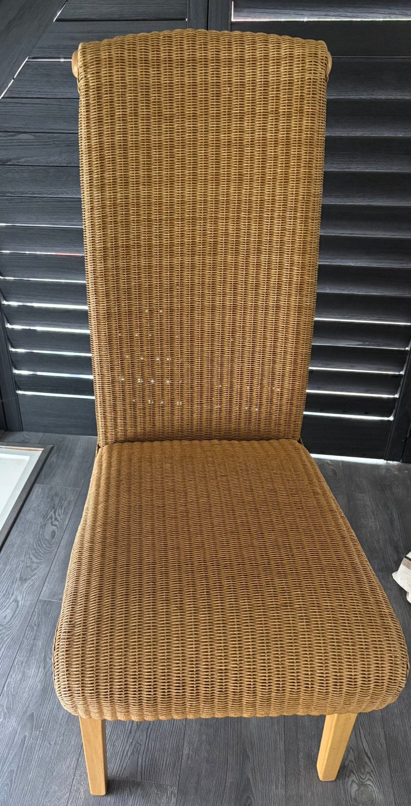 Originele Lloyd Loom stoelen - 6x, Ophalen, Gebruikt, Bruin, Vijf, Zes of meer stoelen