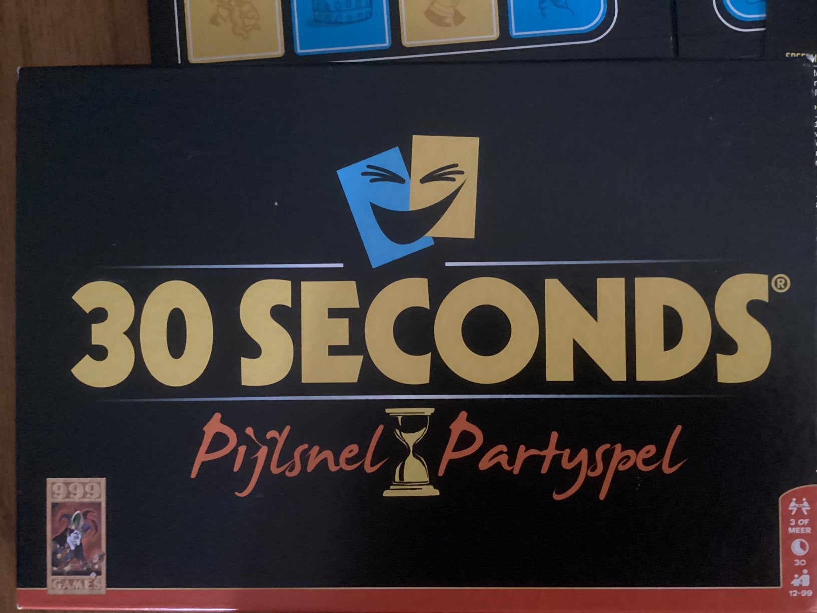 999 games: 30 SECONDS.   Pijlsnel Partyspel, Ophalen of Verzenden, Zo goed als nieuw