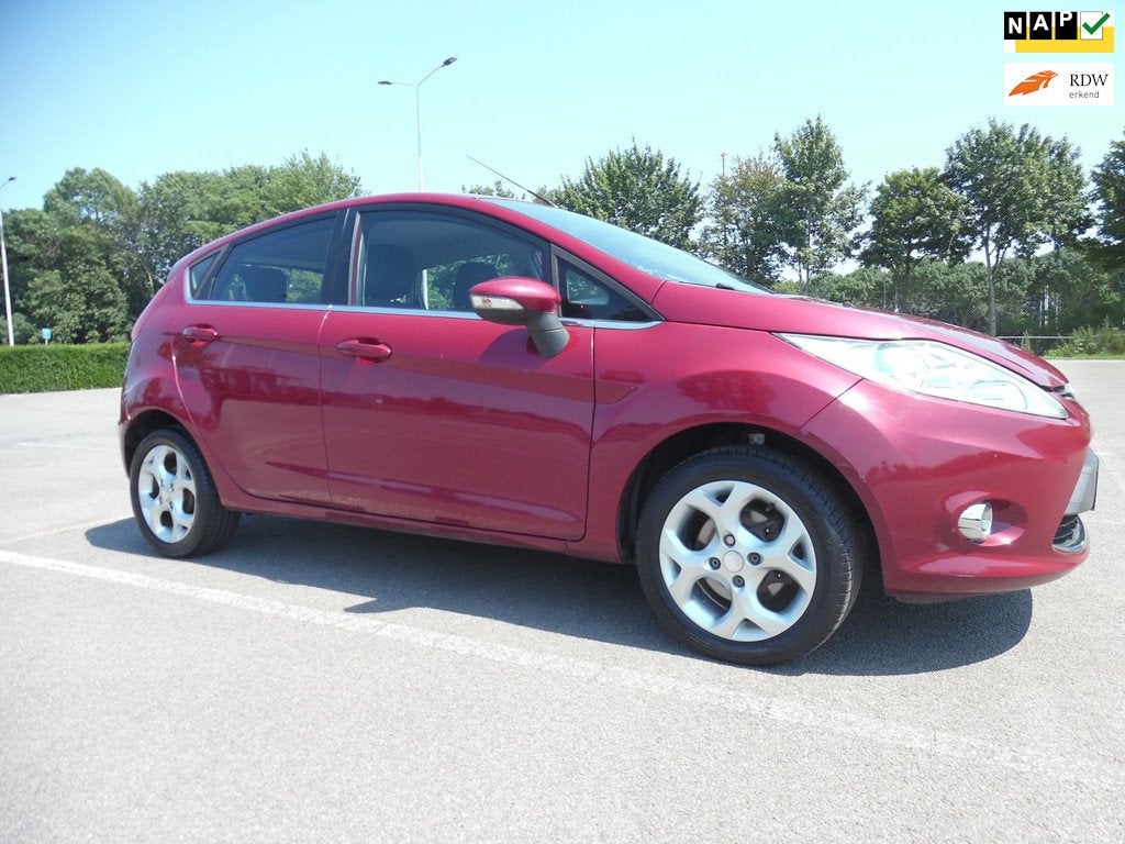 Ford Fiesta 1.25 Titanium, Auto's, Ford, Bedrijf, Te koop, Fiësta, ABS, Airbags, Airconditioning, Boordcomputer, Centrale vergrendeling