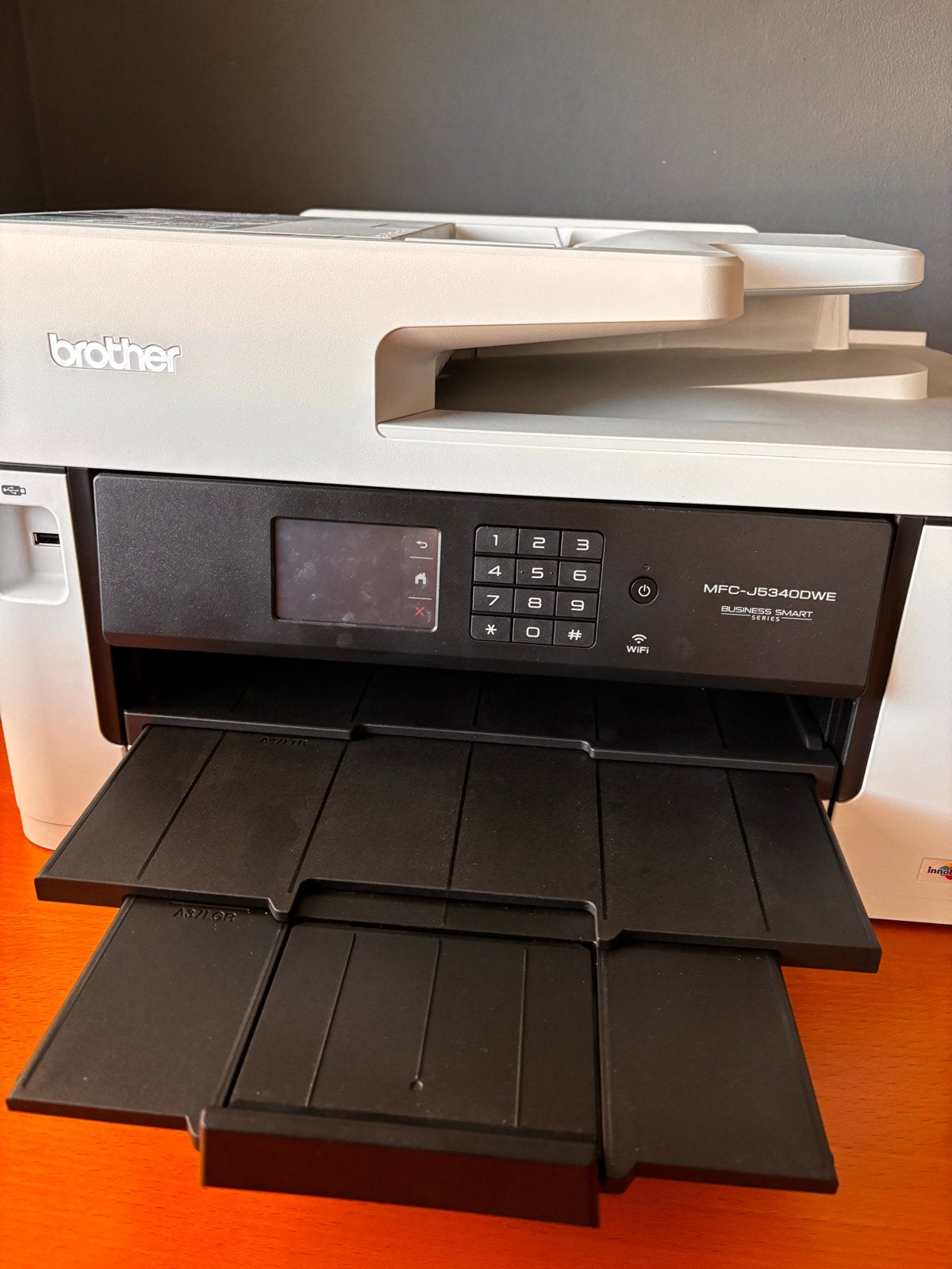 BIJNA NIEUWE Brother MFC-J5340DWE All-in-One Inkjetprinter, Computers en Software, Inkjetprinter, All-in-one, Kleur printen, Ophalen of Verzenden