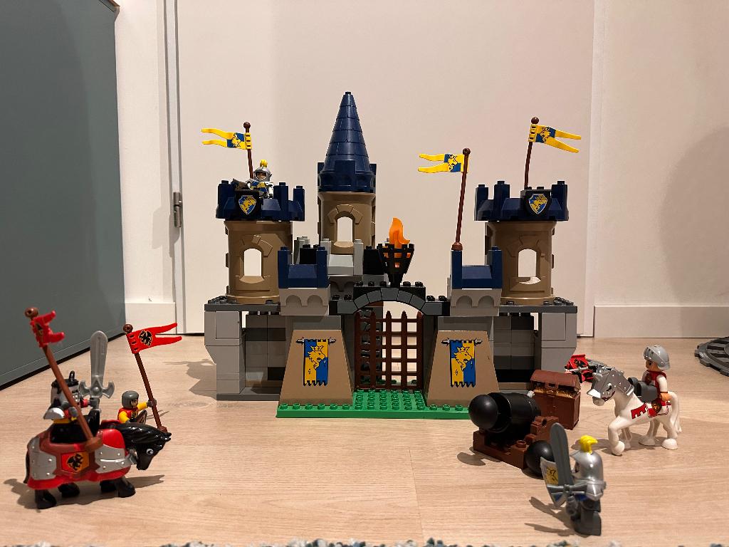 LEGO duplo ridder kasteel 4864, Zo goed als nieuw, Duplo, Complete set, Ophalen