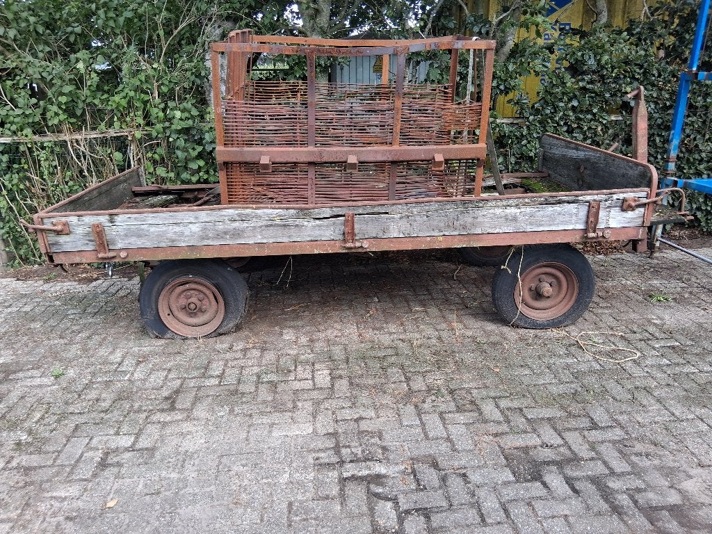 Platte kar , merk Miedema, Ophalen, Glastuinbouw, Transport