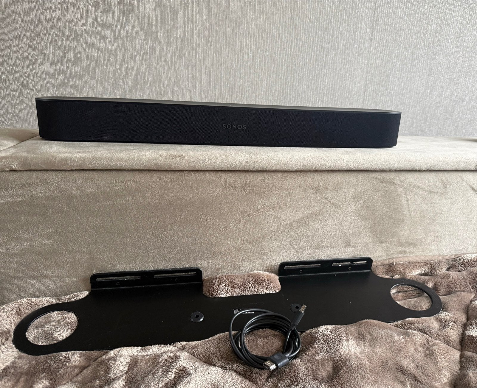 Sonos Beam Gen 1 Soundbar met Ophangbeugel, Audio, Tv en Foto, Luidsprekers, Ophalen, Inclusief muurbeugels, Overige typen, Zo goed als nieuw