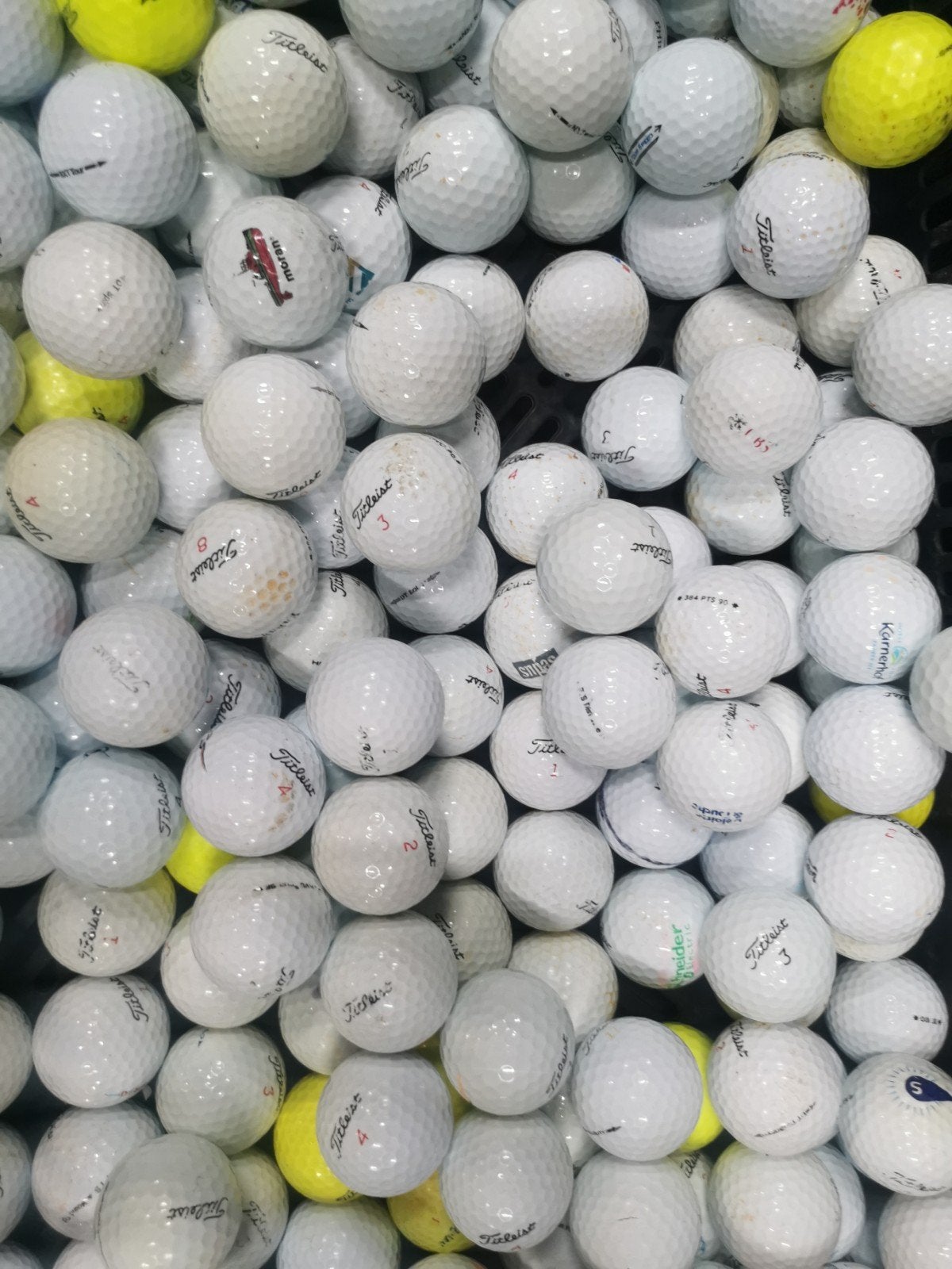Titleist golfballen mix 150 stuks, Ophalen of Verzenden, Zo goed als nieuw, Bal(len)