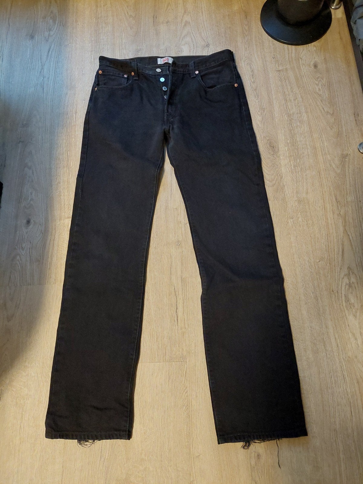 Levi 501 , W34xL36 , zwart , nette staat, Verzenden, Zwart, W33 - W34 (confectie 48/50), Gedragen