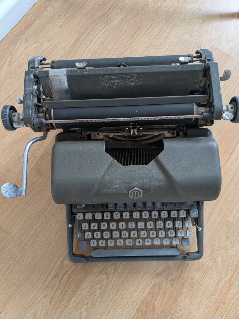 Oude typemachine Torpedo, Diversen, Typemachines, Ophalen, Gebruikt
