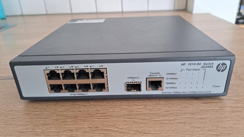 HP 1910-8G Switch JG348A, Computers en Software, Netwerk switches, Ophalen of Verzenden