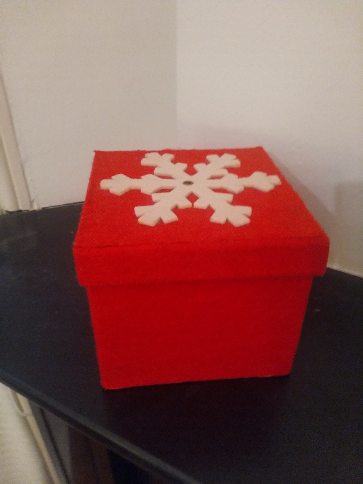 Geschenkdoos karton met vilt, Diversen, Ophalen of Verzenden