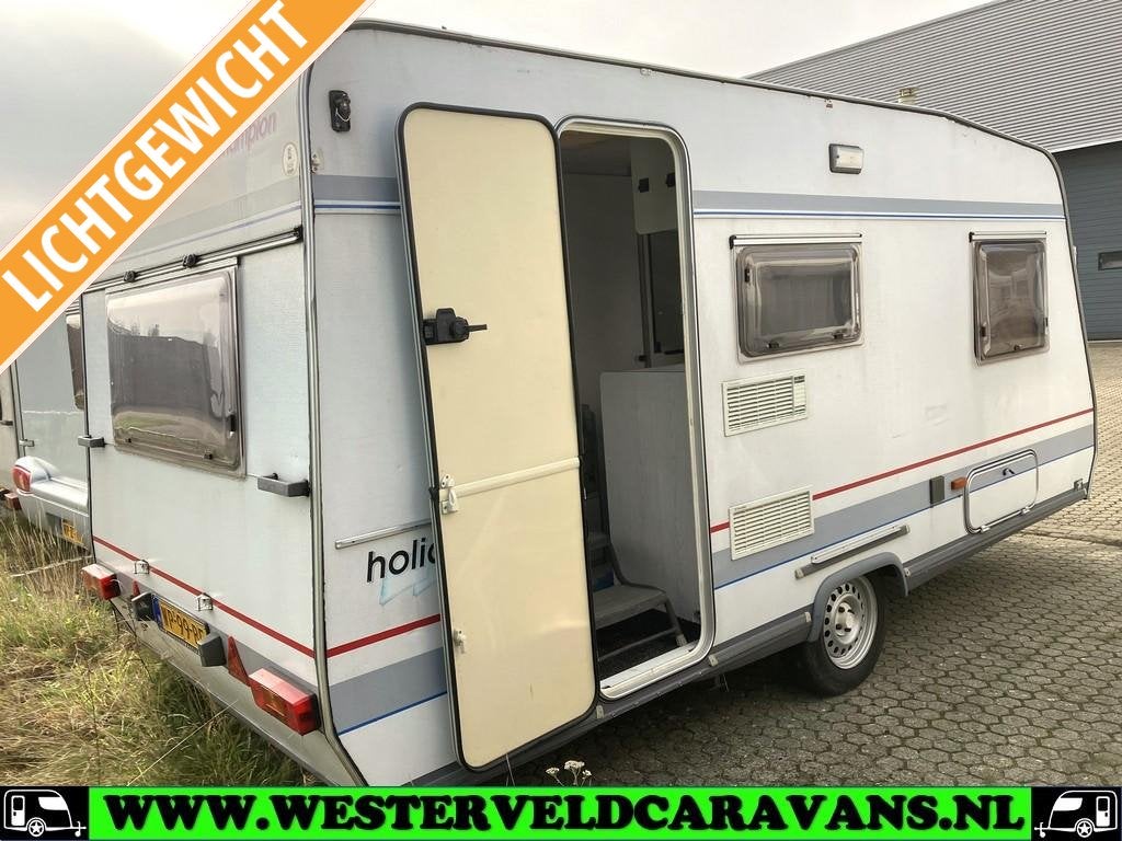 Bürstner Holiday Champion 430 TN + VOORTENT !, Caravans en Kamperen, Bedrijf, Treinzit, 750 - 1000 kg, Tot en met 4