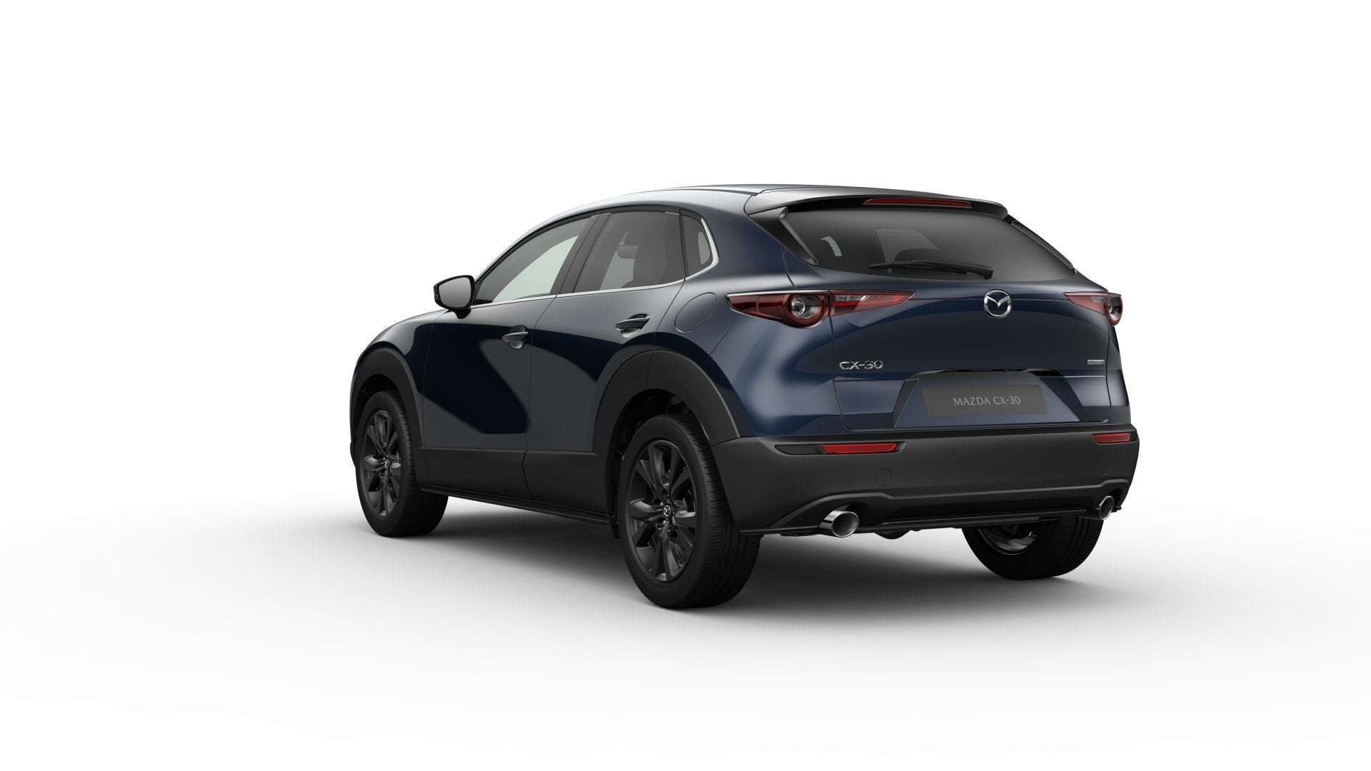 Mazda CX-30 2.5 e-SkyActiv-G M AUTOMAAT Hybrid Homura NAVI |, Auto's, Dealer onderhouden, Zwart, 4 cilinders, Blauw
