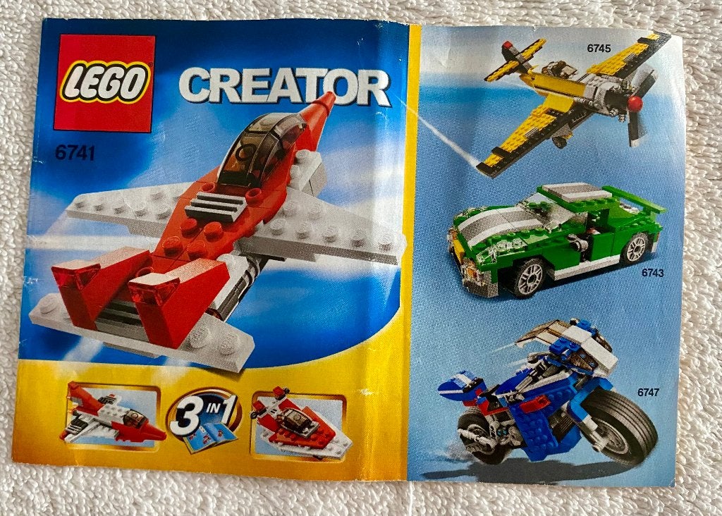 LEGO Creator 6741 Mini Jet, Lego, Compleet, Ophalen of Verzenden, Zo goed als nieuw