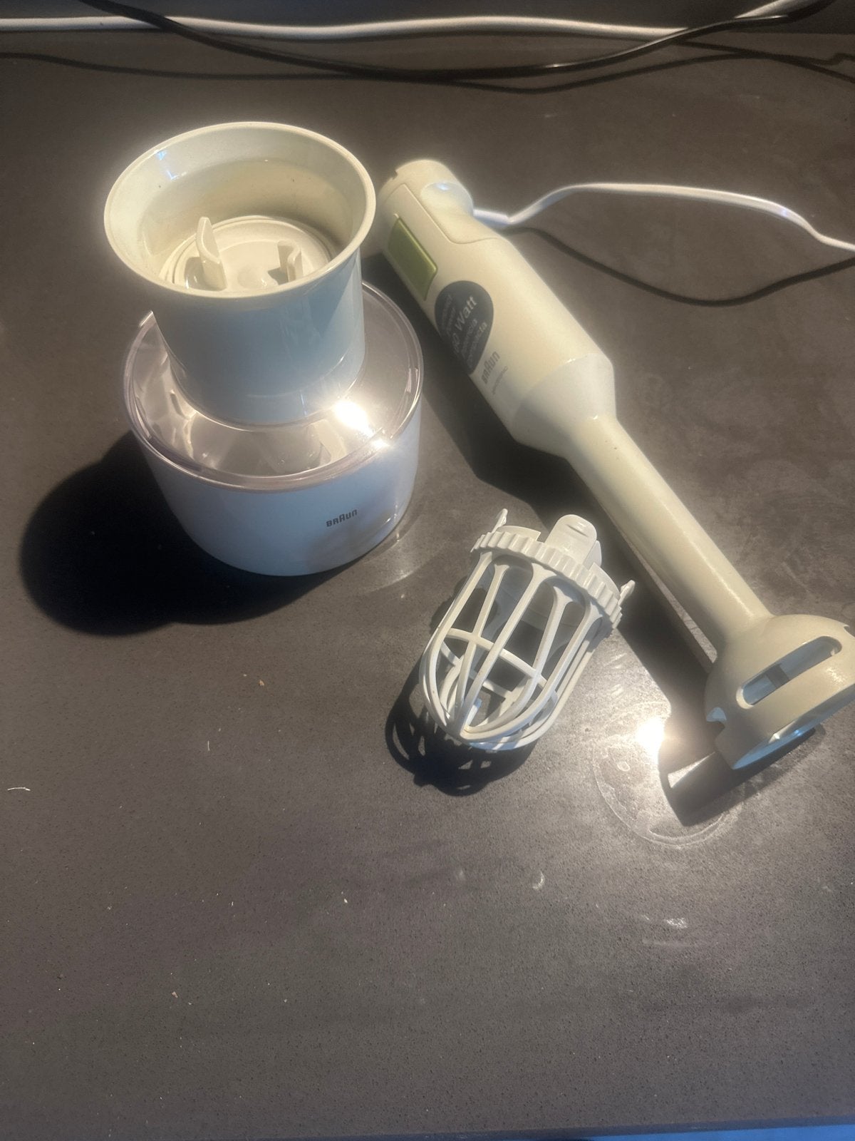 Braun Multiquick 350 Combi Staafmixer met Accessoires, Minder dan 1 liter, Ophalen of Verzenden, Gebruikt, 3 snelheden of meer