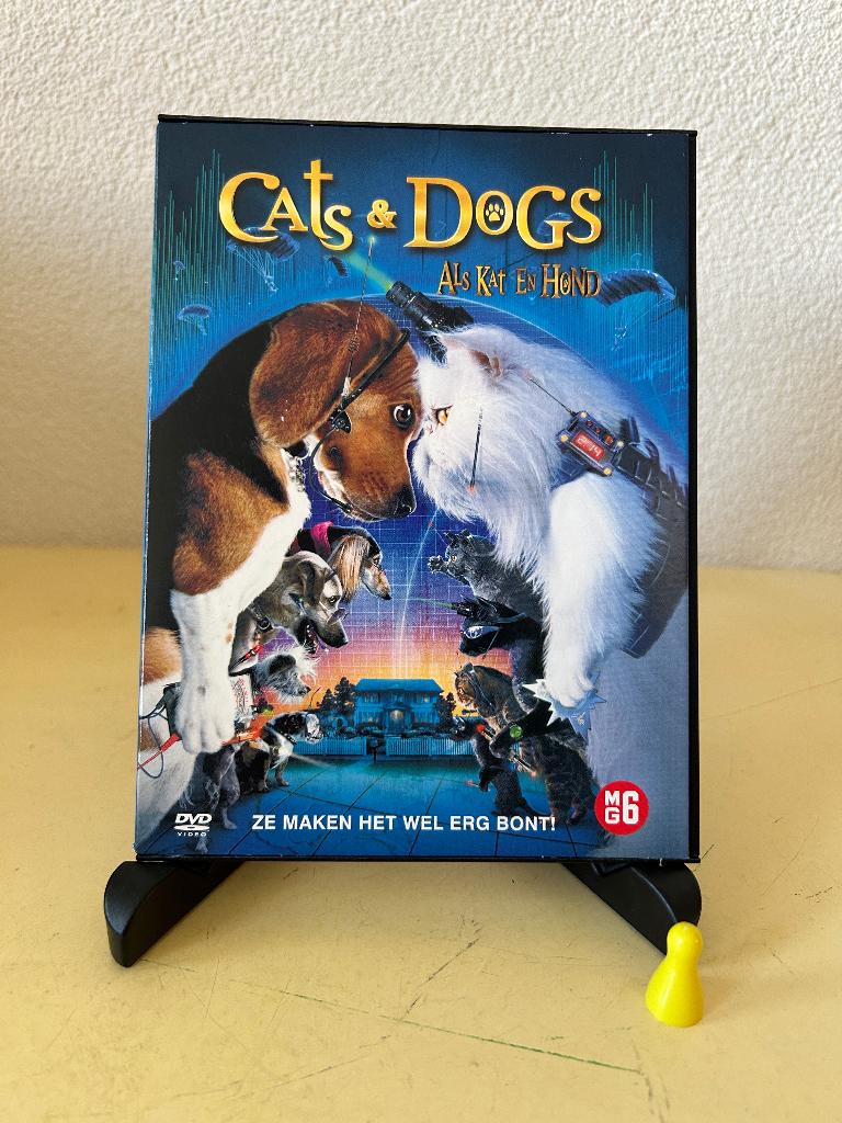 Cats & Dogs DVD, Tekenfilm, Amerikaans, Ophalen of Verzenden, Zo goed als nieuw