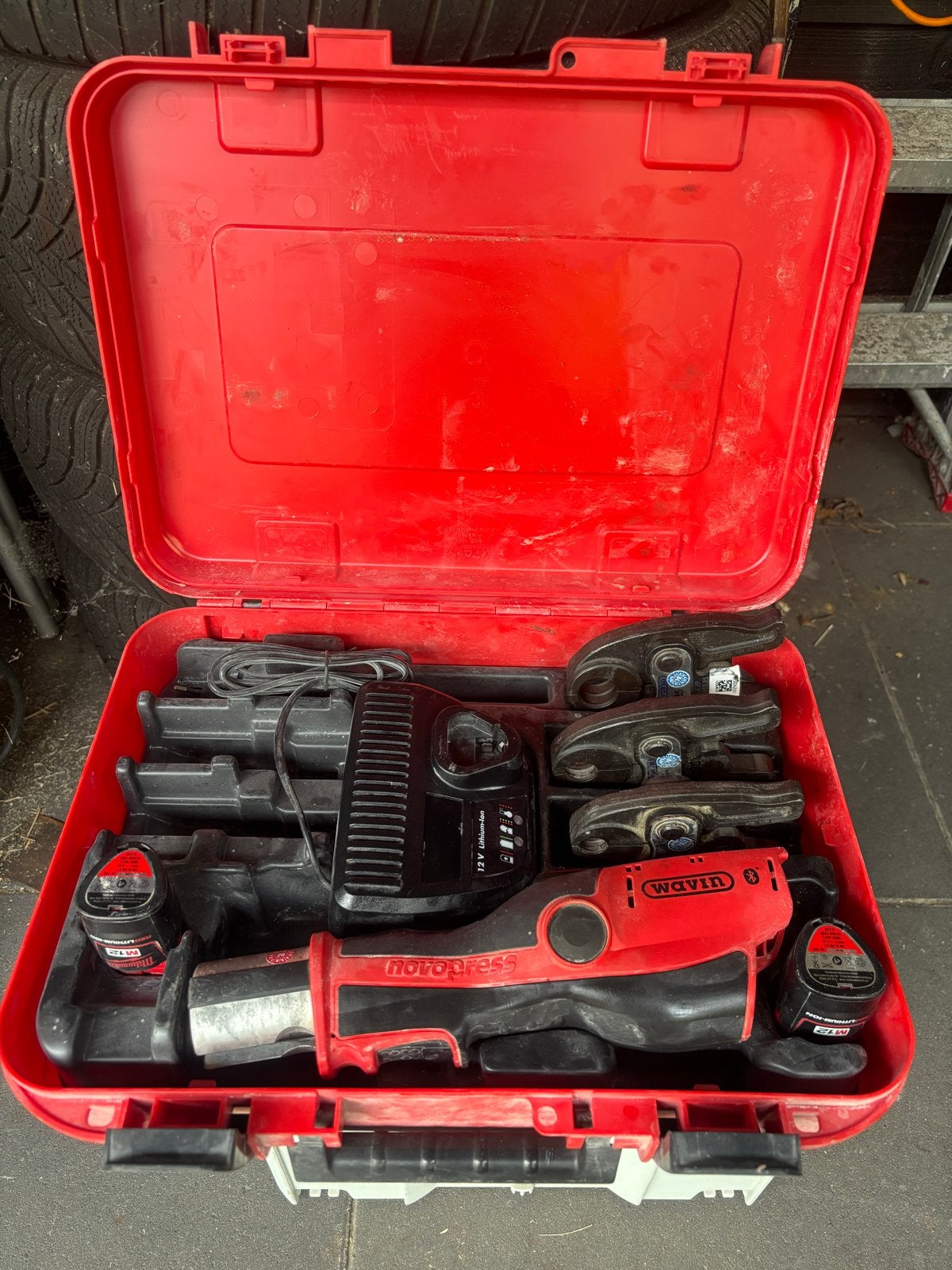 Wavin Novopress ACO103 Perstang met toebehoren, Ophalen, Gebruikt, Overige typen, Overige merken