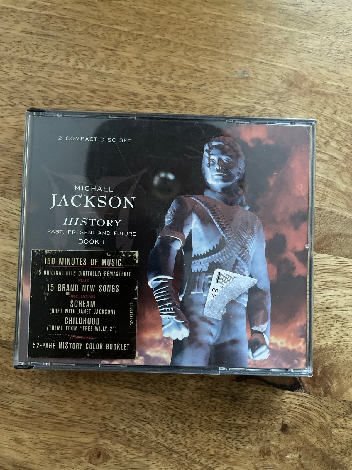 Michael Jackson - HIStory: Past, Present and Future, Book I, Cd's en Dvd's, Gebruikt, Pop, Ophalen of Verzenden, Inclusief boekje