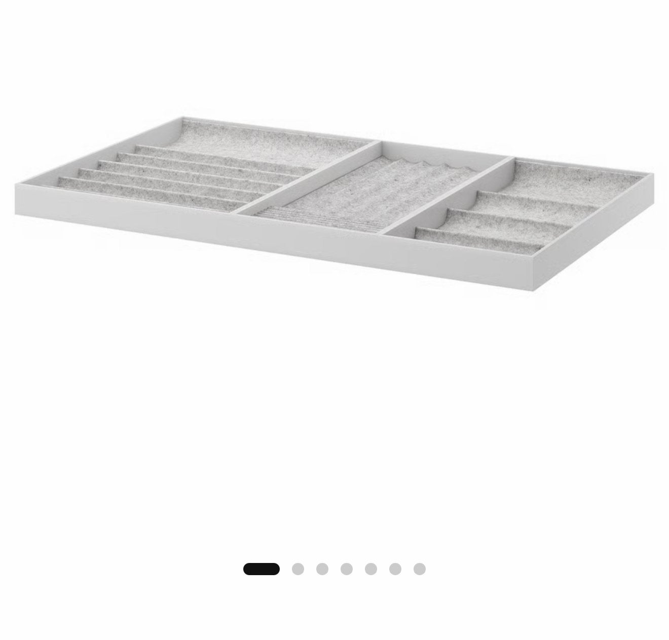 IKEA KOMPLEMENT Inzet voor uittrekbare plank, lichtgrijs, Ophalen, Zo goed als nieuw