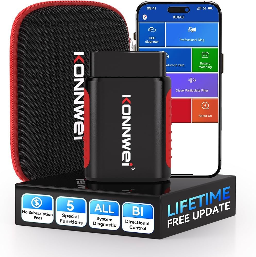 KONNWEI KDIAG OBD2 Bluetooth auto scanner voor ALLE MERKEN, Ophalen, Zo goed als nieuw